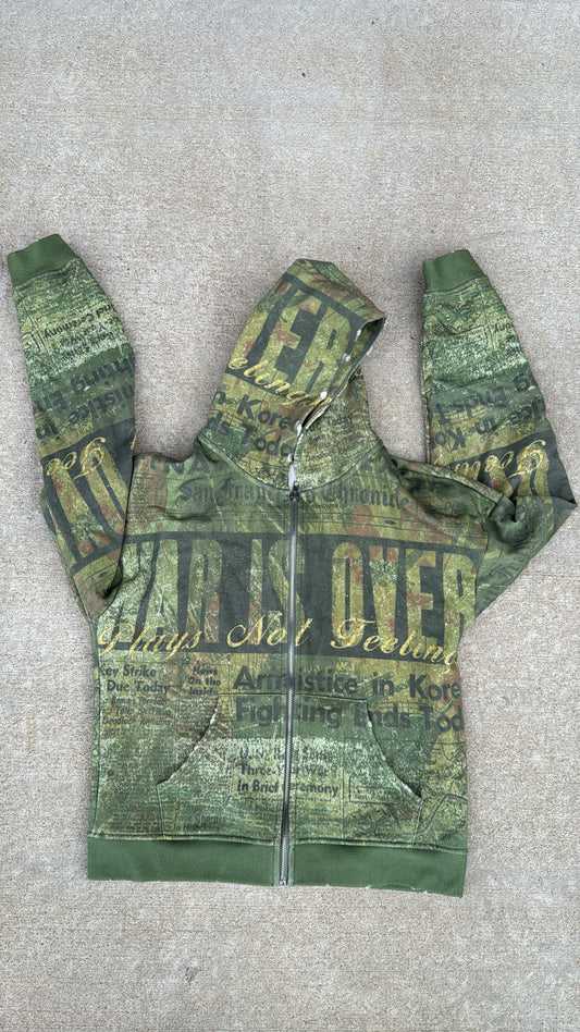 War Is Over Zip-up